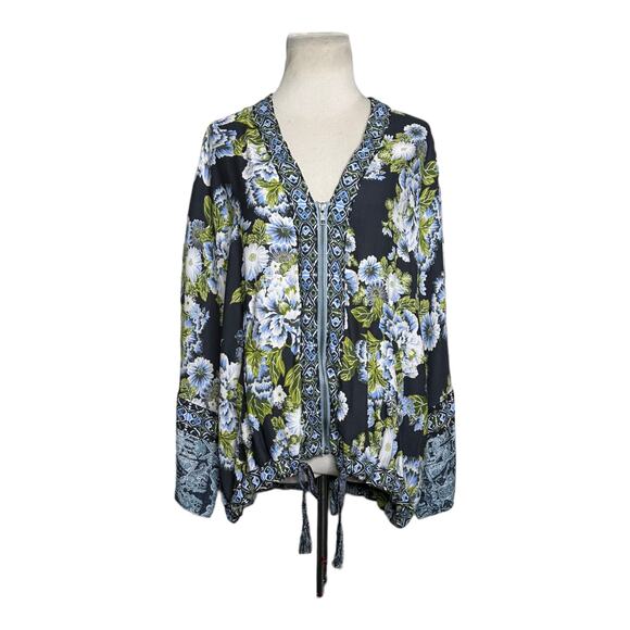 Free People Wildflower Cinched Kimono Jacket Size XS/S - Picture 12 of 12